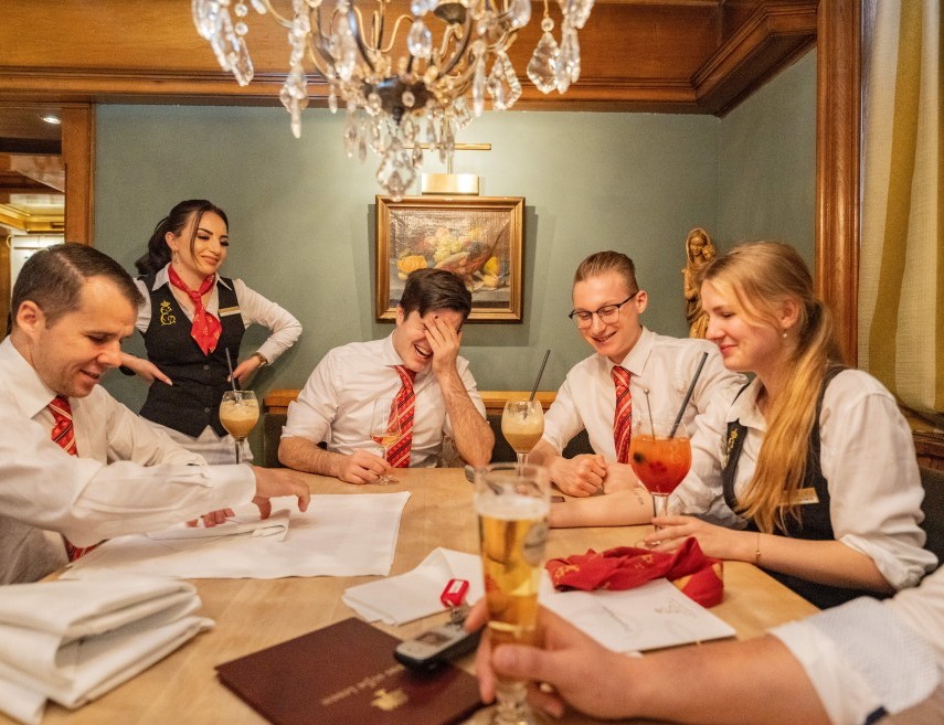 Erbprinz Mitarbeiter Servicebesprechung