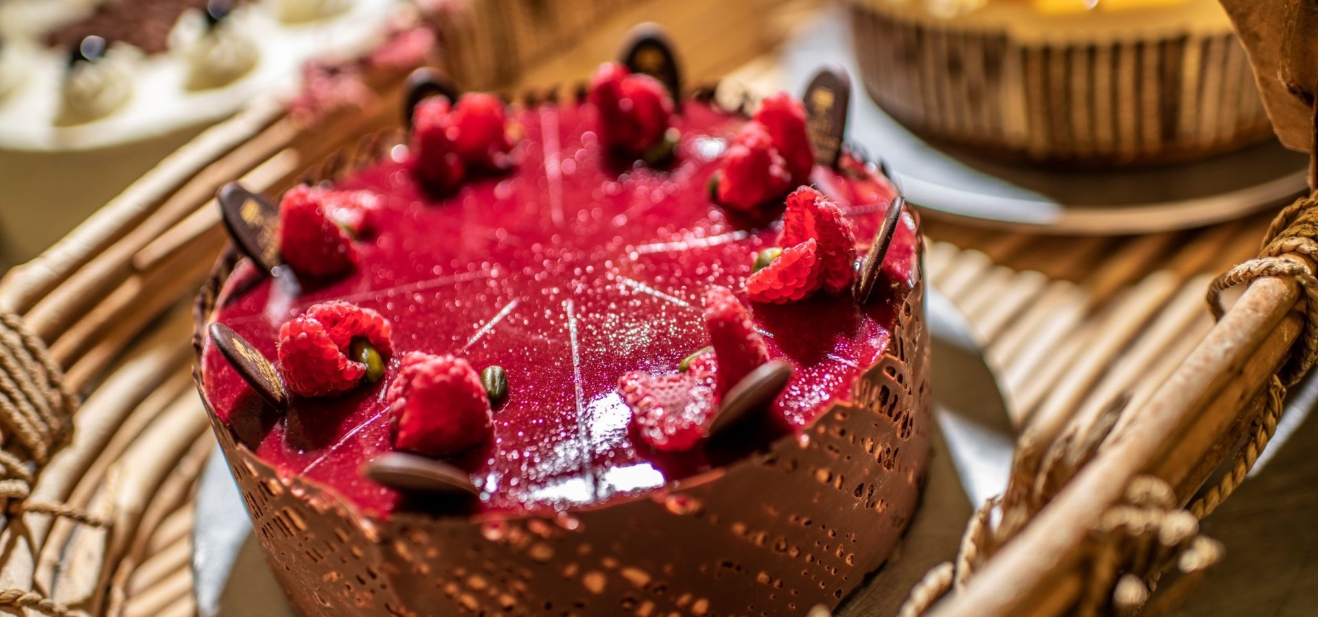 Erbprinz Café Schokolade-Himbeer-Torte