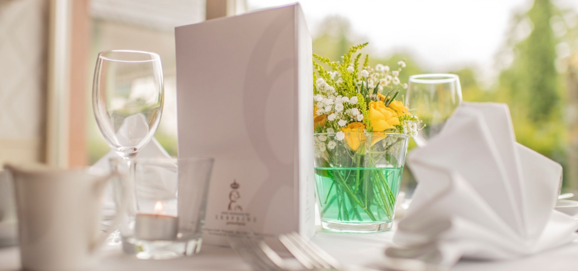 Feiern im Erbprinz Tisch Detailansicht