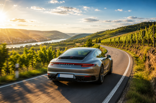 Porscheausfahrt