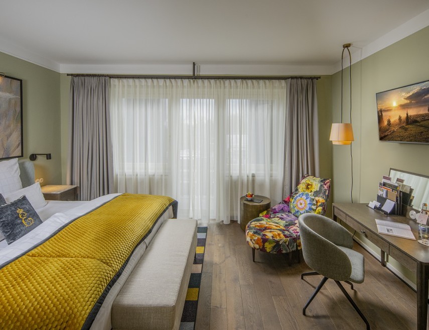 Erbprinz Doppelzimmer Living Raumansicht