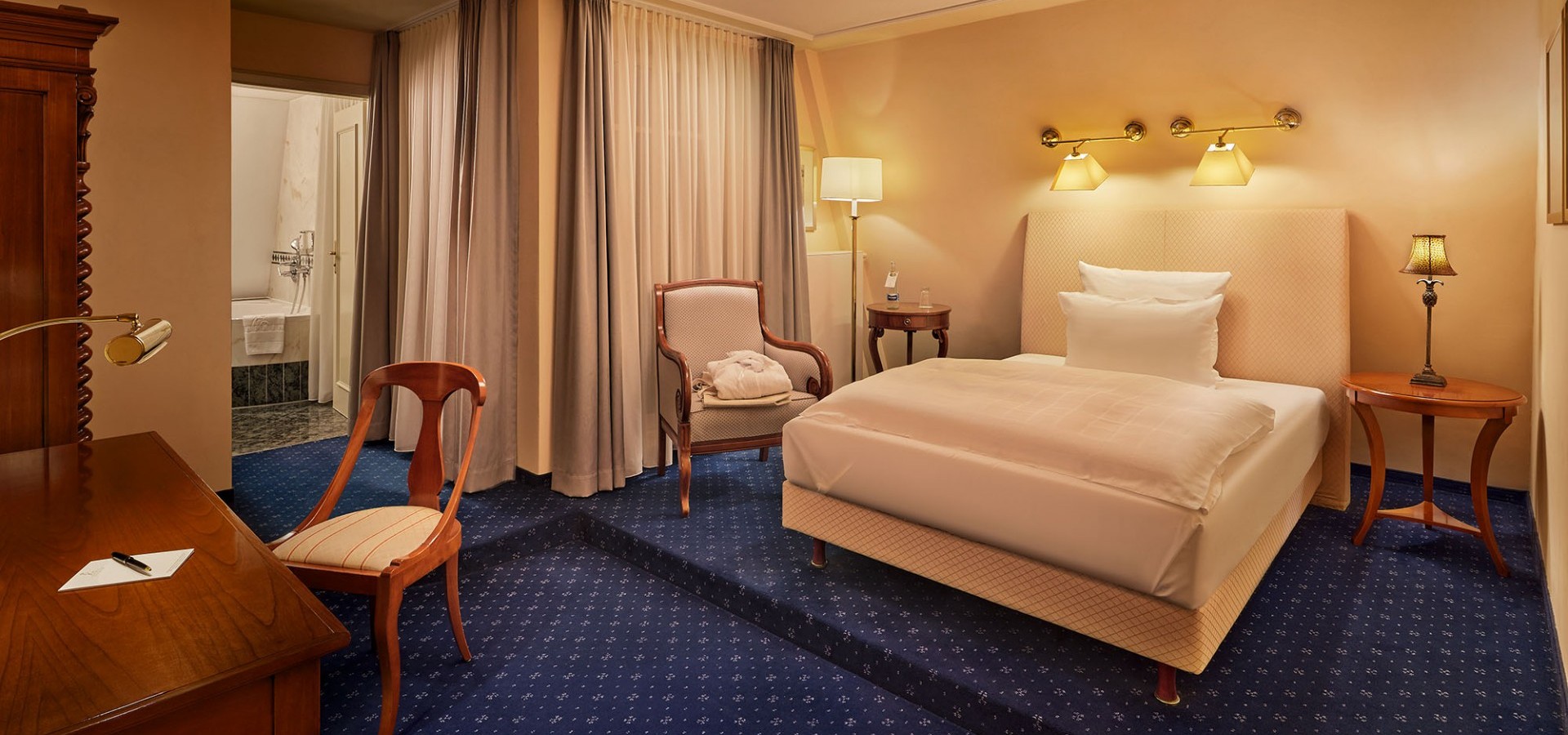 Hotel Erbprinz Einzelzimmer Comfort Stil Grandhotel