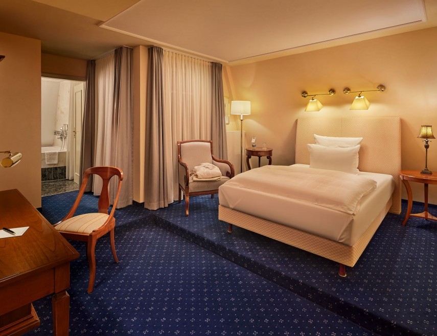 Hotel Erbprinz Einzelzimmer Comfort Stil Grandhotel